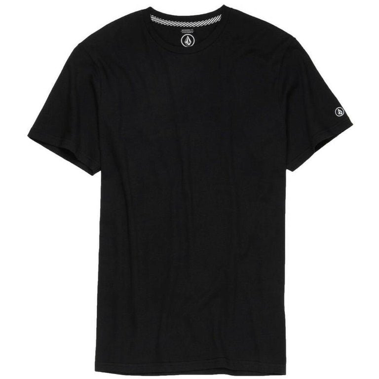 Volcom - Solid Tee Black.