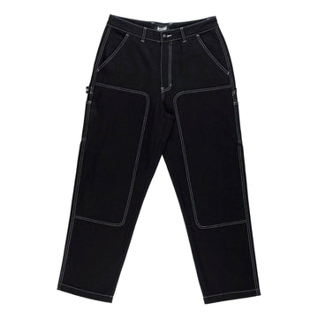 Welcome - Brace Double Knee Canvas Carpenter Mens Pants Black.