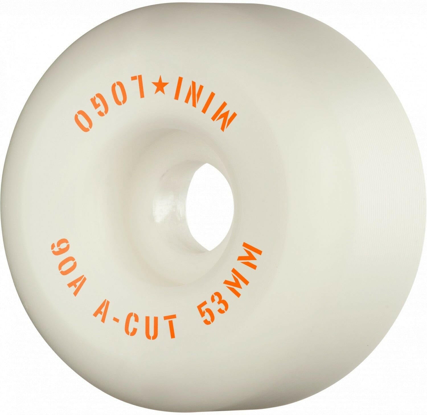 Mini Logo - Hybrid A Cut 2 53MM 90A Skateboard Wheels.