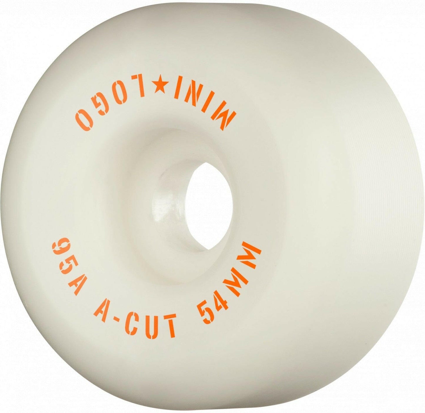 Mini Logo - Hybrid A Cut 2 54MM 95A Skateboard Wheels.