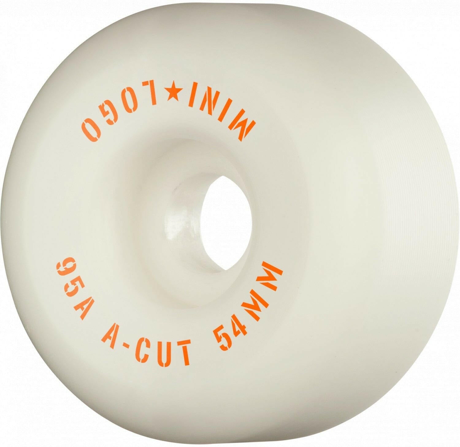 Mini Logo - Hybrid A Cut 2 54MM 95A Skateboard Wheels.