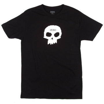 Zero - Single Skull Mens Tee Black.