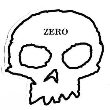 Zero - Skull 4" Sticker.